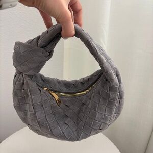 & Other Stories Gray Textured Hobo Bag